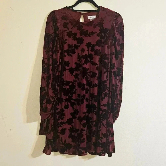 Calvin Klein Burnout Dress - Picture 1 of 8